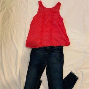 BRIGHT CORAL TANK!!